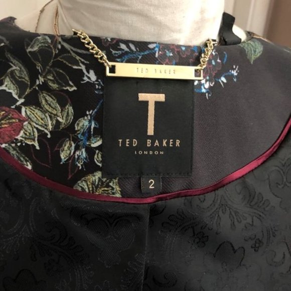 Ted Baker floral coat - Picture 4 of 5